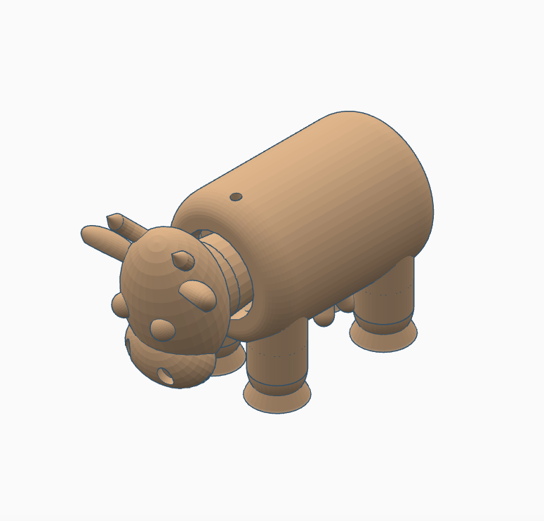 Cow Bobble Head